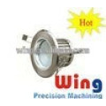 LED ceiling lamp enclosure casting body with anodizing
